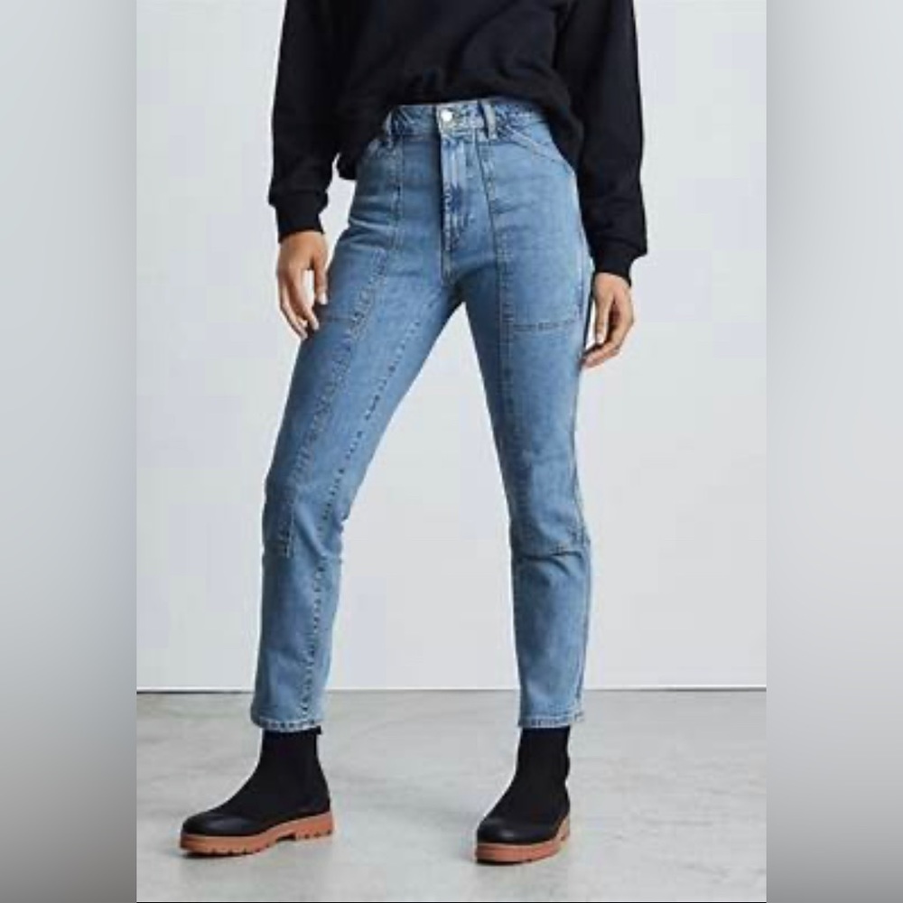 Everlane utility cheeky jean in washed, sz 28